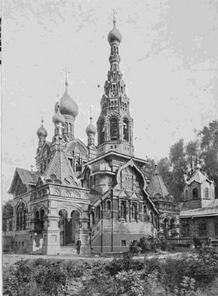 Утраченная церковь преподобной Марии на Большеохтинском Единоверческом кладбище
