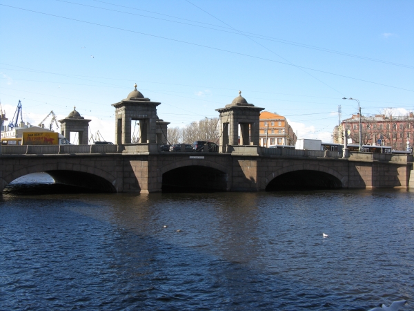 Старо-Калинкин мост и площадь Репина (Калинкина площадь)