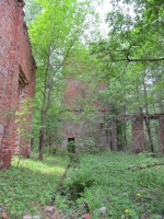 Развалины депо и остатки железной дороги в Мичуринском