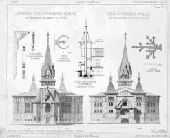 Утраченная лютеранская церковь святой Марии у Сытного рынка - Шретер и Китнер - чертежи церкви