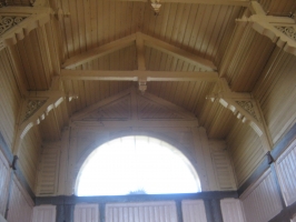 Деревянный Мариенбург - Вокзал в Мариенбурге - зал