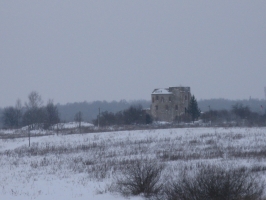 Храм Спаса Преображения на Нередице - Вид от Спаса на Нередице на Рюриково городище