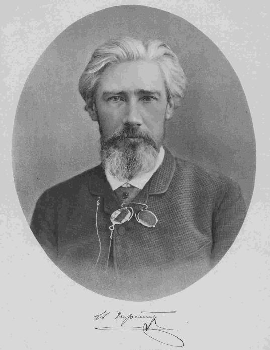 Виктор Александрович Шретер, портрет из 11 номера журнала Зодчий за 1901 год
