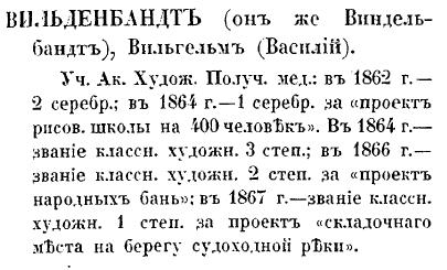 Вильденбандт (Виндельбандт) по Кондакову стр. 307